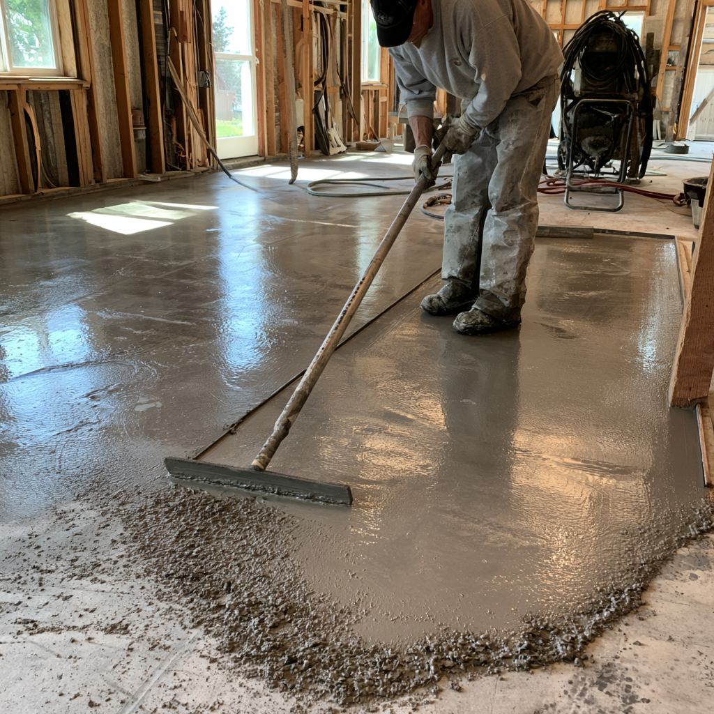 concrete floor leveling