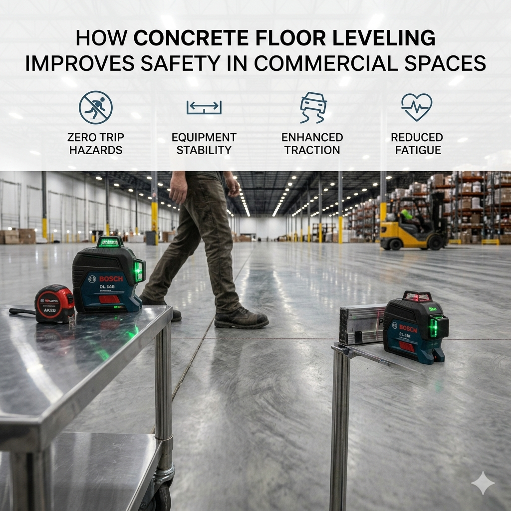 Commercial Floor Leveling