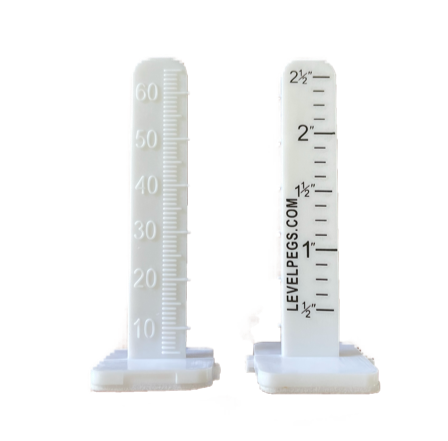 Floor Leveling LEVELPEGS® 65 mm / 2.5 inch